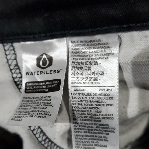 Men's Levi's 511 Black Jeans 33x30 - Picture 9 of 9